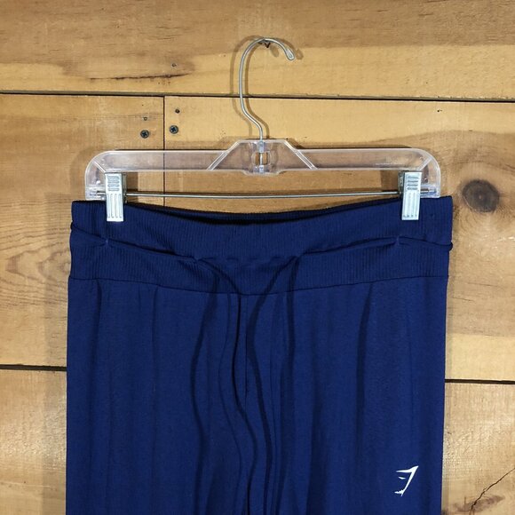 Gymshark Vital Seamless 2.0 Jogger Sweatpants Womens Size Medium Drawstring Blue - Picture 2 of 9